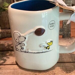 Rae Dunn x Peanuts Football Mug